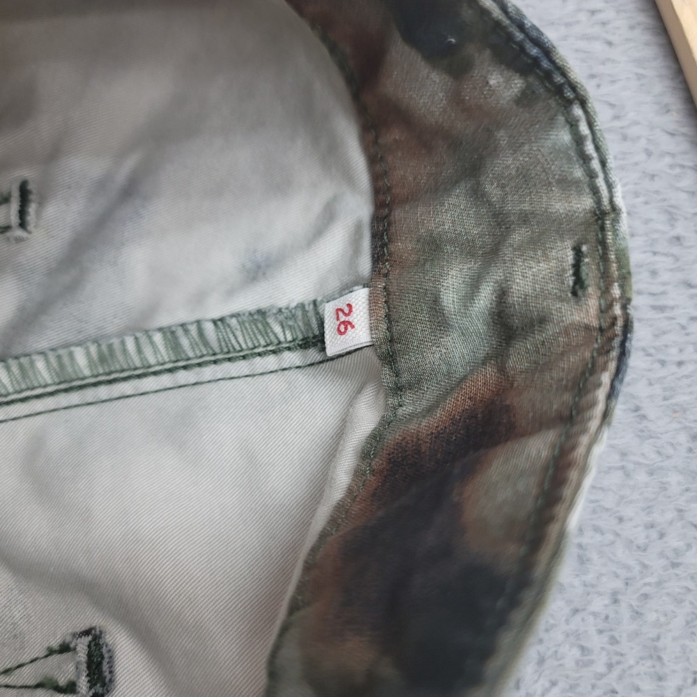 Levis Premium Pants Womens 28 Mossy Camo Baggy Cargo Relaxed 90s A60770000 - Picture 7 of 16